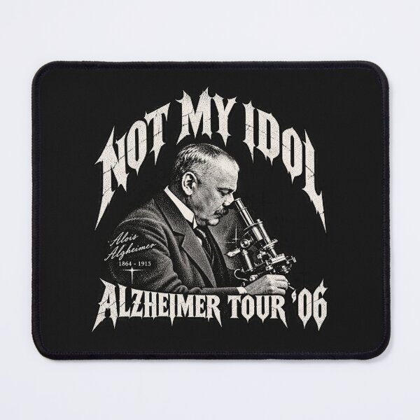 Item preview, Not My Idol – Alzheimer Tour '06 Vintage Grunge Science Graphic designed and sold by IrynaLineArt.