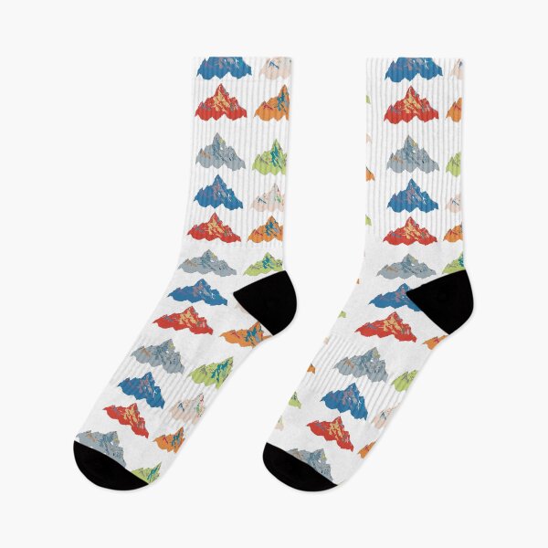 Item preview, Everest Set of Six - Geometric Alpine Peak Art designed and sold by iampaulmorris.