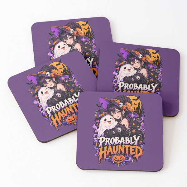 Item preview, Probably Haunted – Cute Spooky Witch Halloween. designed and sold by Endless7Art.