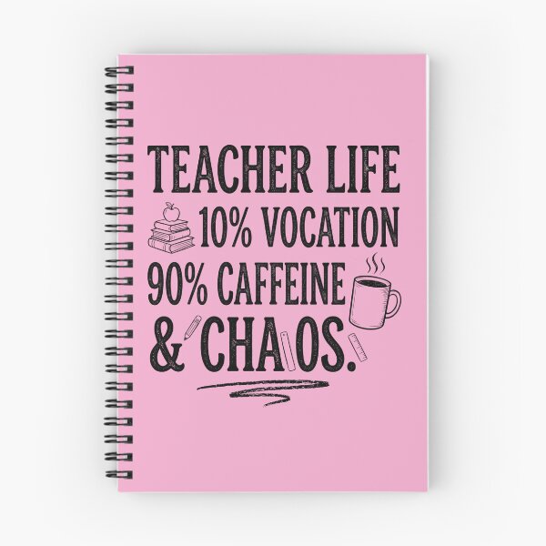 Item preview, Back to School Teacher Humor: 90% Caffeine & Chaos" designed and sold by CoffeeAndChao.