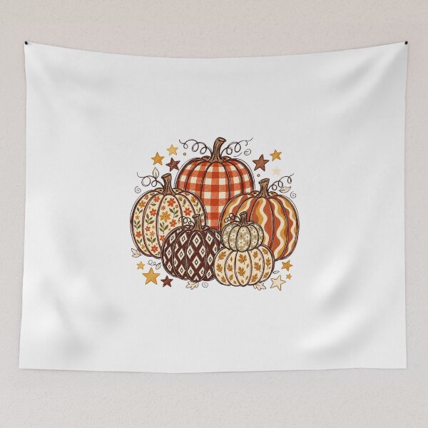 Item preview, Patterned Pumpkins Autumn Fall Harvest Graphic designed and sold by Derekquie.