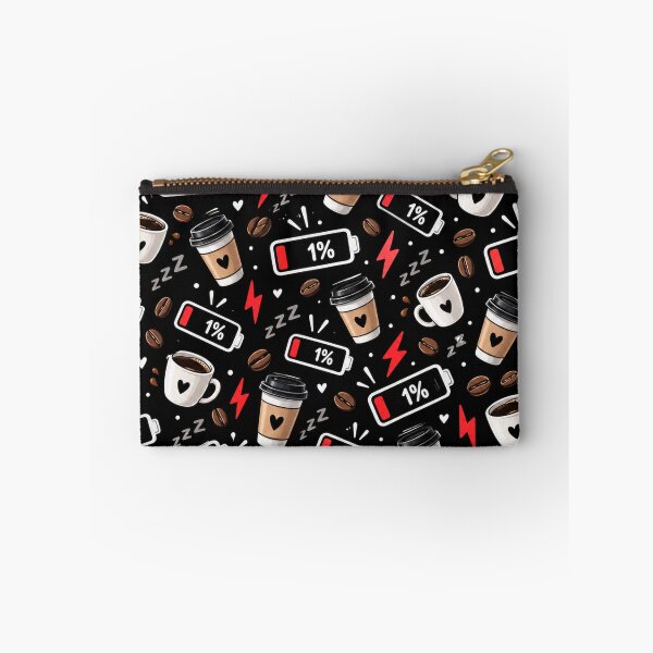 Item preview, Low Battery Coffee Pattern designed and sold by ArtikaCreative.