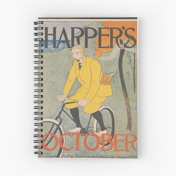 Item preview, Vintage Edward Penfield Harpers October Poster 1894 designed and sold by Antique Science Press.