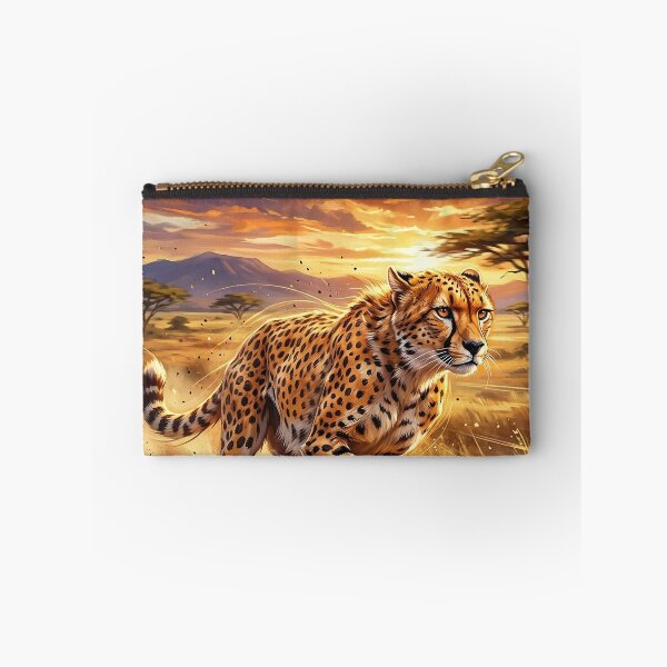 Item preview, Running Cheetah - Epic African Wildlife Art designed and sold by Lucid Dream Pixel.