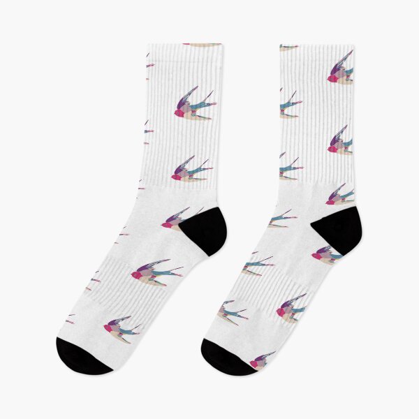 Item preview, Pink & Teal Swift Bird - Minimalist Bird in Flight Art designed and sold by iampaulmorris.