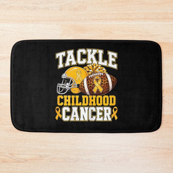 Item preview, Tackle Childhood Cancer Awareness Football Gold Ribbon designed and sold by Alzasshop.