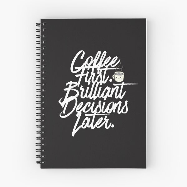 Item preview, Coffee First. Brilliant Decision Later designed and sold by Bubpat.