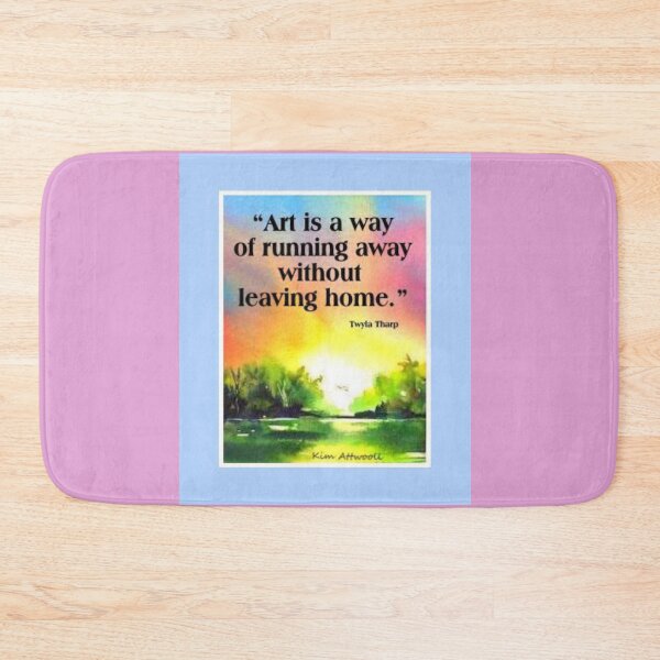 Item preview, Art is a Way of Running Away Without Leaving Home, River Dawn designed and sold by aswoa.