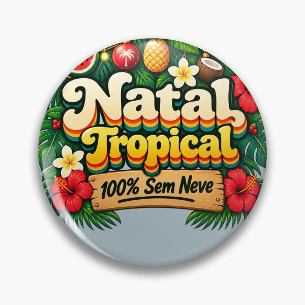 Item preview, Natal Tropical – 100% Sem Neve | Retro Summer designed and sold by warlistop.