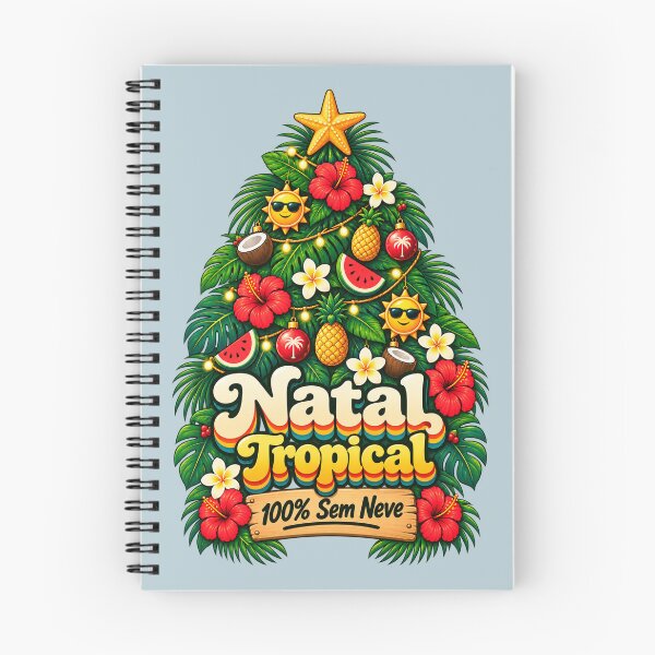 Item preview, Natal Tropical – 100% Sem Neve | Retro Summer designed and sold by warlistop.