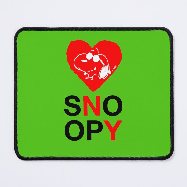 Item preview, Snoopy Heart Sunglasses Typography Design designed and sold by Schulz Lightprint Studio.