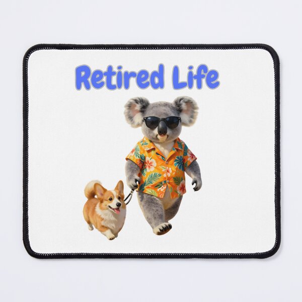 Item preview, Cute Retired Life design designed and sold by JeffsMiscStuff.