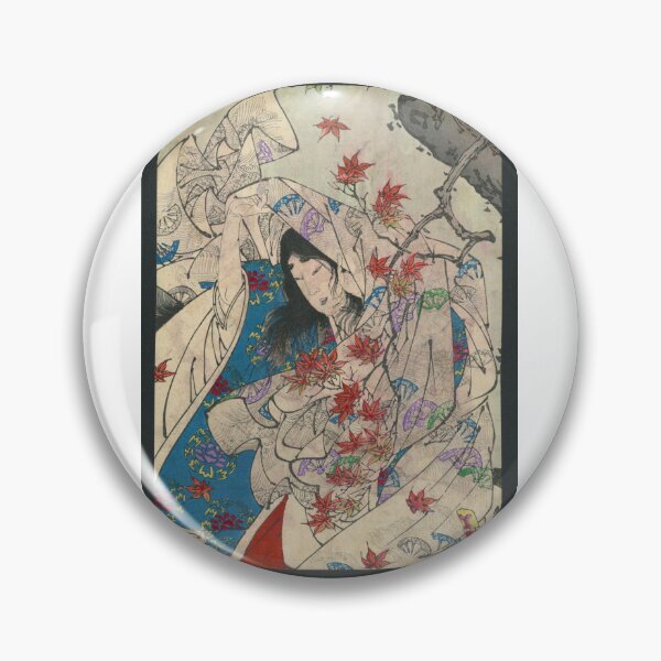 Item preview, Vintage Momijigari Autumn Maple Ukiyo-e Yoshitoshi designed and sold by Antique Science Press.