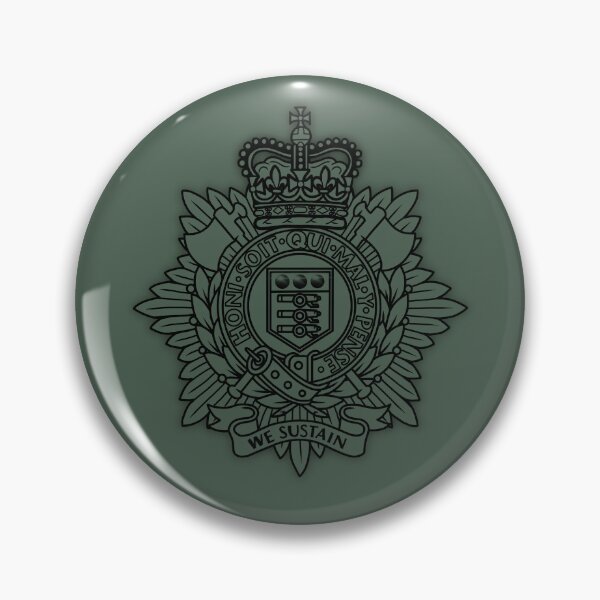 Item preview, Royal Logistic Corp cap badge colourless  designed and sold by Auburn-Art.