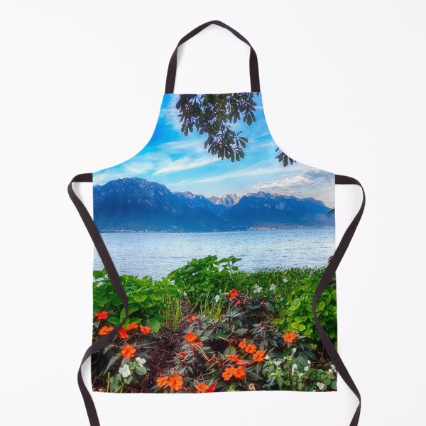 Item preview, Flowers at Lake Geneva , Switzerland designed and sold by Kathy Weaver.