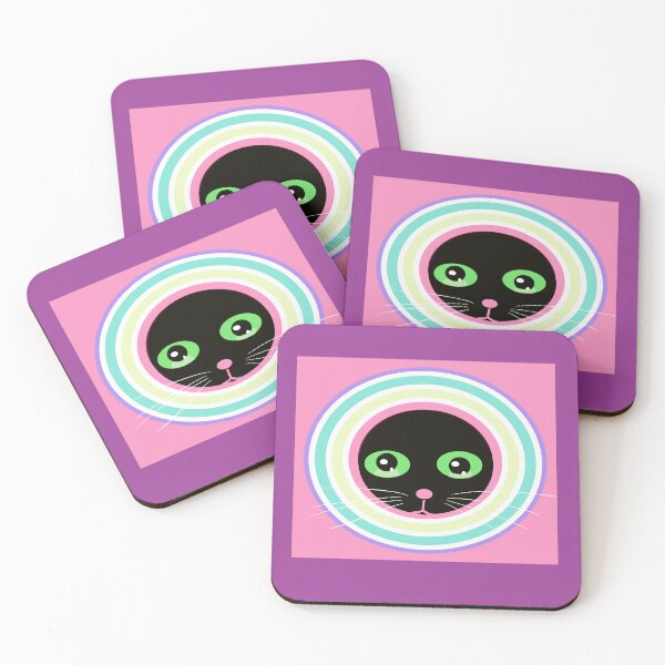 Item preview, Colorful Cat Face designed and sold by Elaine M Hayward .