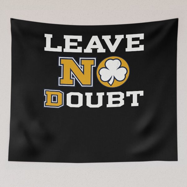 Item preview, Leave No Doubt Notre Dame Style Shamrock Varsity Letter Sports Pride Apparel designed and sold by slmfams.