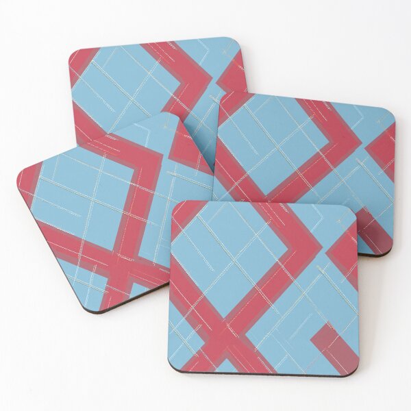 Item preview, Red and Blue Modern Argyle Gameday Dress designed and sold by CollegeTown.