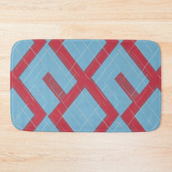 Item preview, Red and Blue Modern Argyle Gameday Dress designed and sold by CollegeTown.