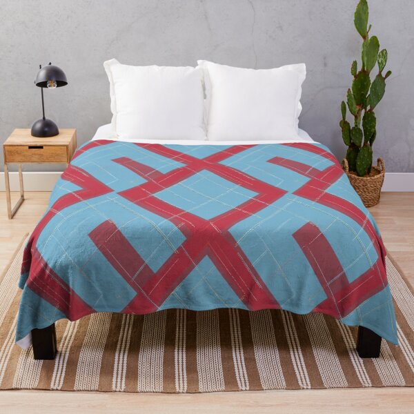 Item preview, Red and Blue Modern Argyle Gameday Dress designed and sold by CollegeTown.