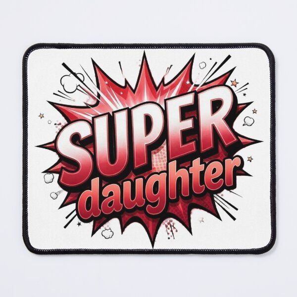 Item preview, Super Daughter Komiks Pop Art w stylu superbohatera designed and sold by Nela-&-Lena.