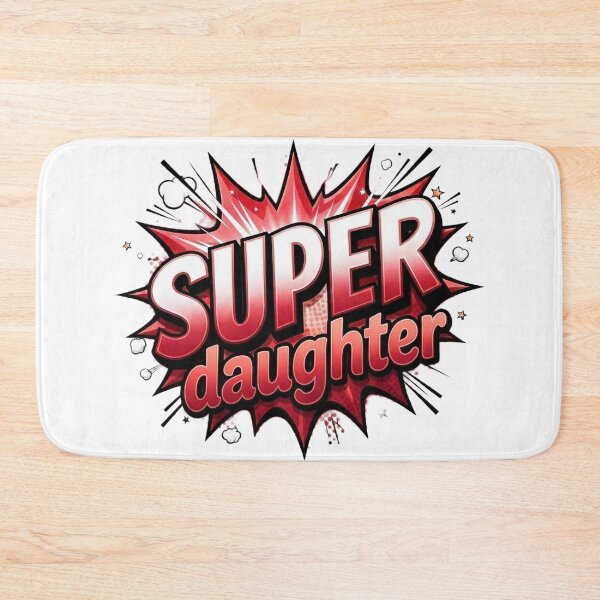 Item preview, Super Daughter Komiks Pop Art w stylu superbohatera designed and sold by Nela-&-Lena.