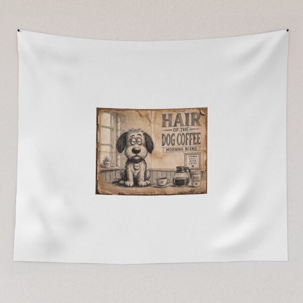Item preview, Hair of the Dog Coffee Morning Blend designed and sold by Murfi & Jinx By Theo Roman.