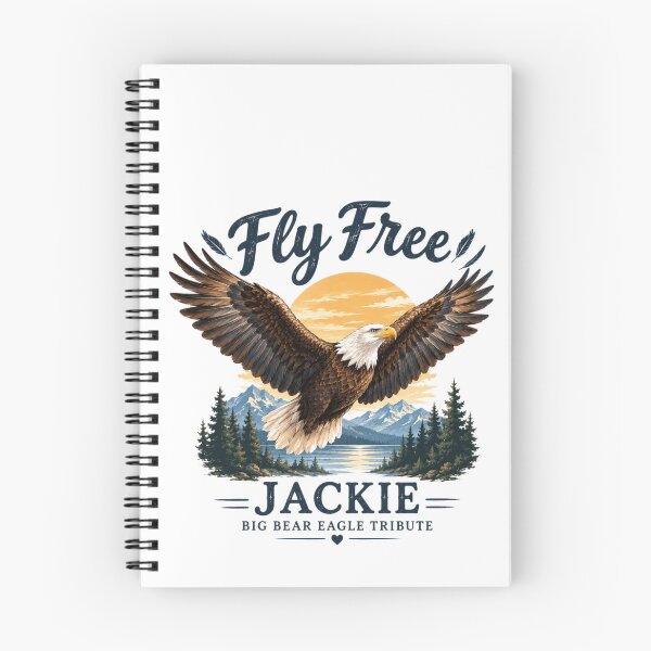Item preview, Fly Free Jackie Big Bear Eagle Tribute designed and sold by MotylekAnia.
