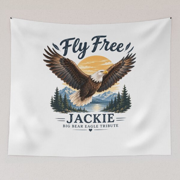 Item preview, Fly Free Jackie Big Bear Eagle Tribute designed and sold by MotylekAnia.