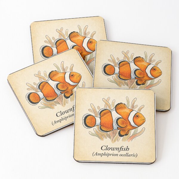 Item preview, Vintage Clownfish Scientific Illustration Print designed and sold by KenworksDigital.