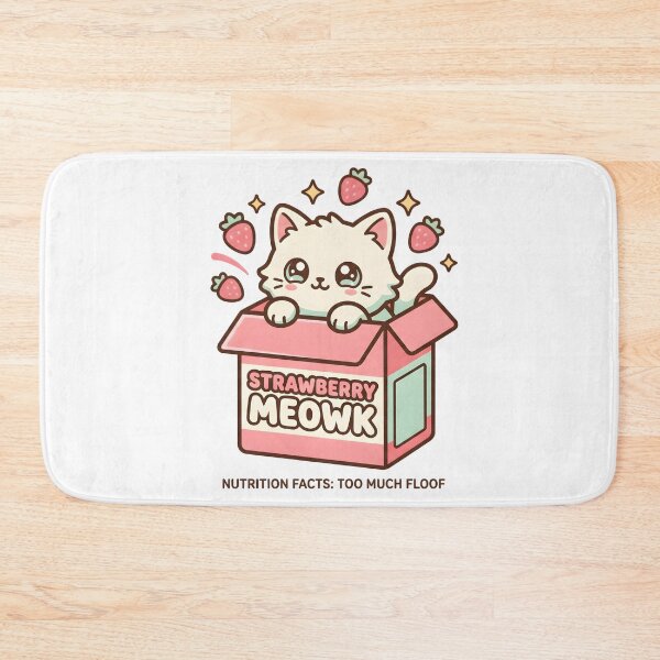 Item preview, Strawberry Meowk designed and sold by nnnememtw.