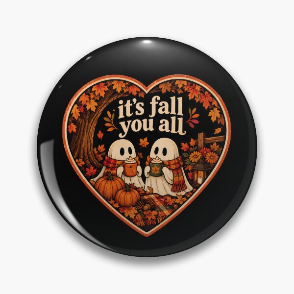 Item preview, Cute It's Fall-yall Aesthetic Ghost Cozy Autumn Vibes designed and sold by DemureArtsy.