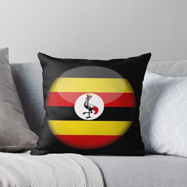 Artikelvorschau, 3D-Rundflagge aus Uganda – Design des Stolzes Ugandas entworfen und verkauft von yazdogs.