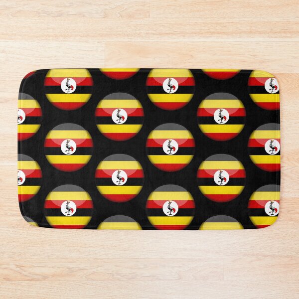 Item preview, Ugandan 3D Round Flag Uganda Pride Design designed and sold by YAZ.