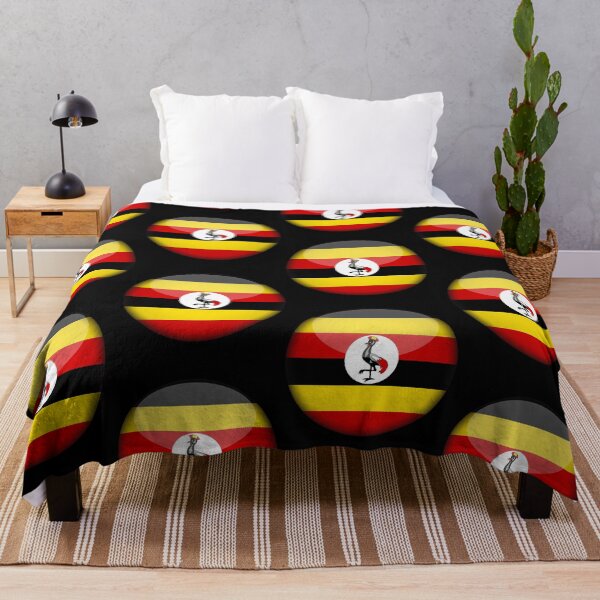 Item preview, Ugandan 3D Round Flag Uganda Pride Design designed and sold by yazdogs.