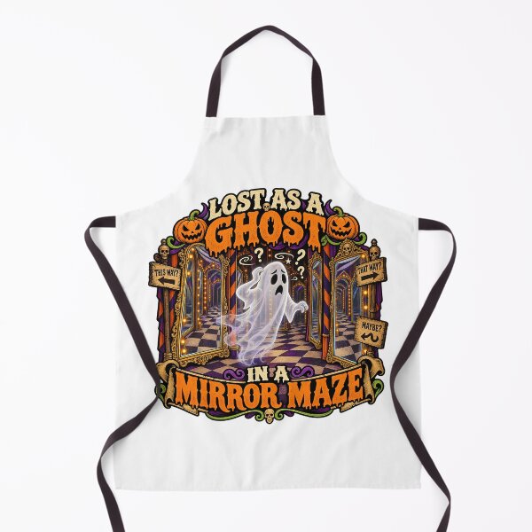Item preview, LOST AS A GHOST IN A MIRROR MAZE designed and sold by WheelieGdArt.