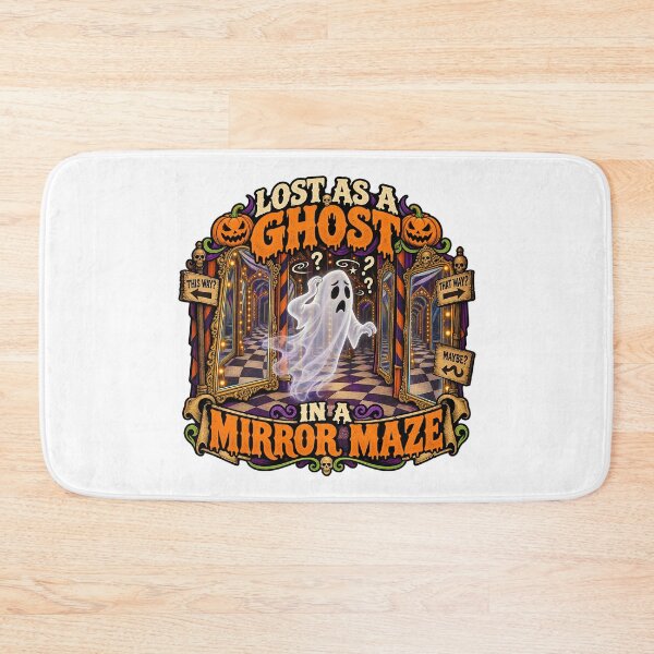 Item preview, LOST AS A GHOST IN A MIRROR MAZE designed and sold by WheelieGdArt.