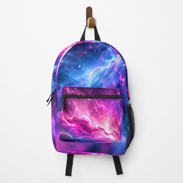 Item preview, Cosmic Energy Explosion – Neon Pink & Blue Abstract Galaxy designed and sold by DreamDnsFolio.