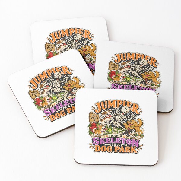 Item preview, JUMPIER THAN A SKELETON IN A DOG PARK designed and sold by WheelieGdArt.