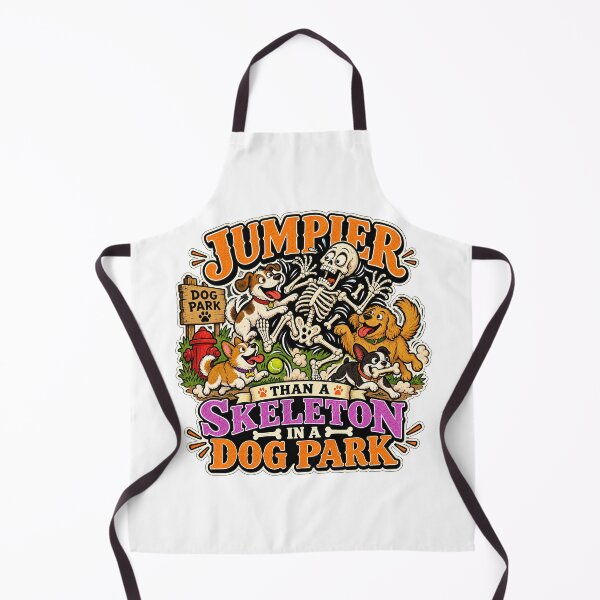 Item preview, JUMPIER THAN A SKELETON IN A DOG PARK designed and sold by WheelieGdArt.