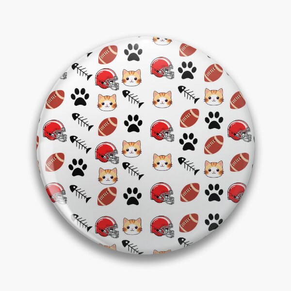 Item preview, Cute Football & Cat Design (US) designed and sold by PawFitt.