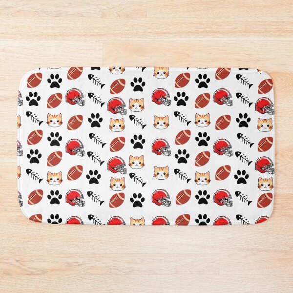 Item preview, Cute Football & Cat Design (US) designed and sold by PawFitt.