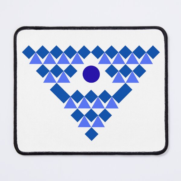 Item preview, Abstract Geometric Triangle Evil Eye Graphic designed and sold by RAJASWARSTORE.