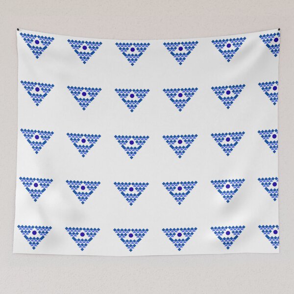 Item preview, Abstract Geometric Triangle Evil Eye Graphic designed and sold by RAJASWARSTORE.