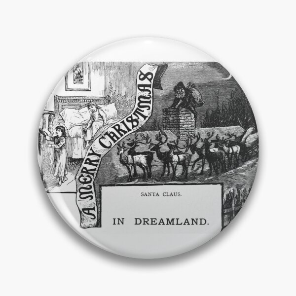 Item preview, Vintage Santa Claus in Dreamland Engraving designed and sold by Antique Science Press.