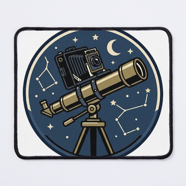 Item preview, Plate Camera Telescope Enamel designed and sold by eduardoroa22.