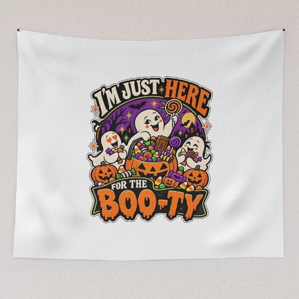 Item preview, I'M JUST HERE FOR THE BOO-TY v3 designed and sold by WheelieGdArt.