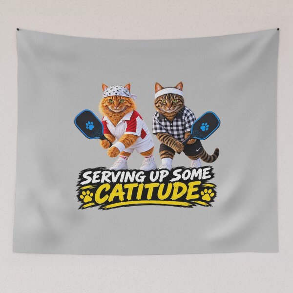Item preview, Pickleball Cats designed and sold by Be-Random.