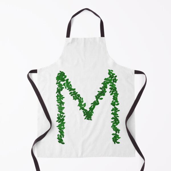 Item preview, Botanical Letter M - Green Leaf Monogram Initial designed and sold by iampaulmorris.