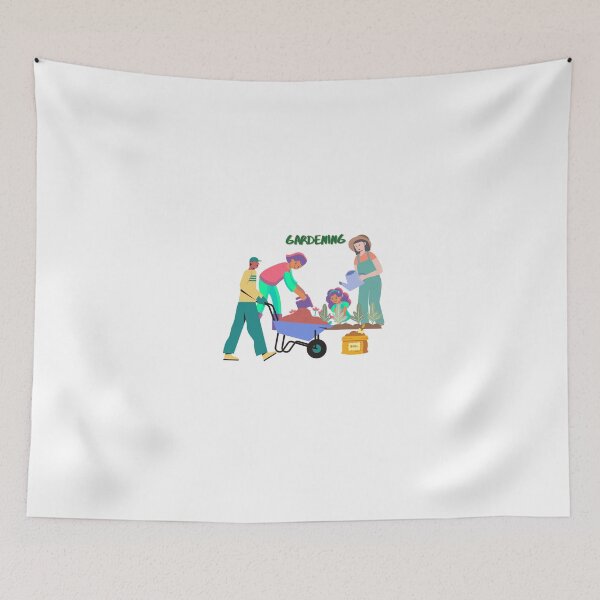 Item preview, Happy Family Gardening Day Art designed and sold by Fana25.